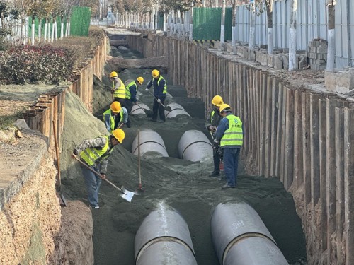 鏖戰寒冬筑管網,建設公司秦州新城管網更新項目全速攻堅