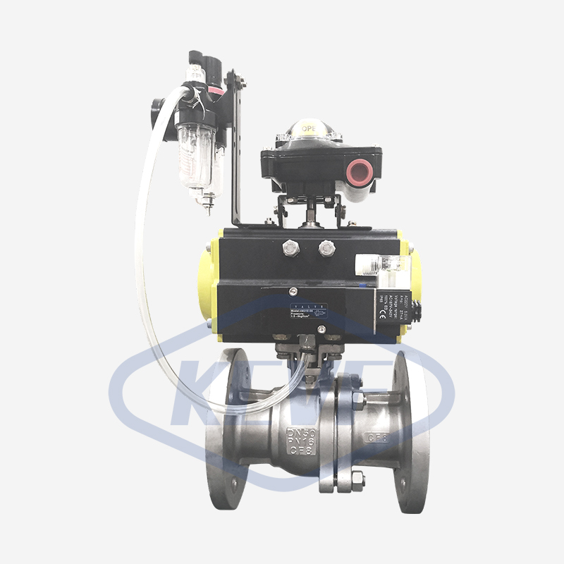 氣動(dòng)法蘭球閥